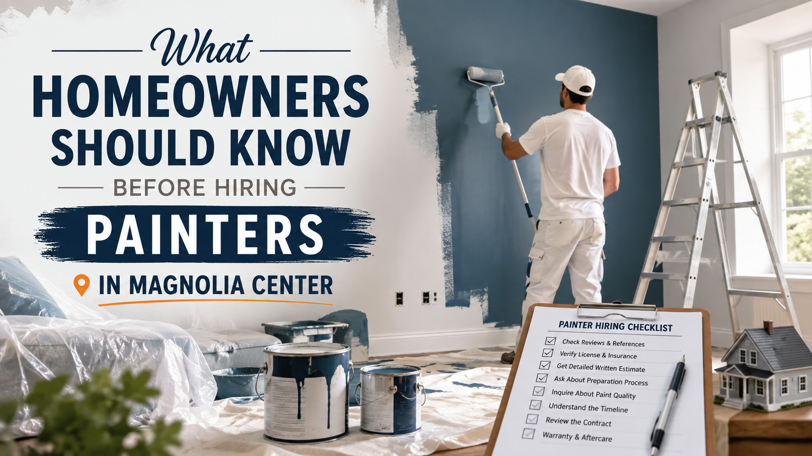 What Homeowners Should Know Before Hiring Painters in Magnolia Center